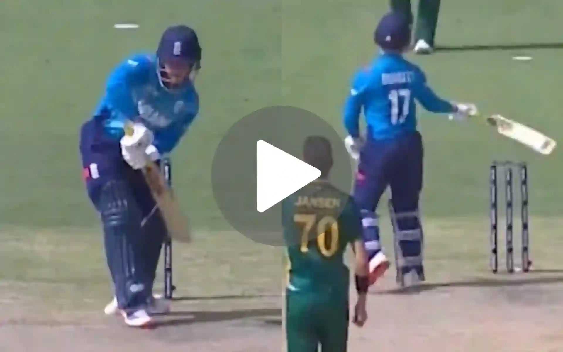 [Watch] Ben Duckett Swings His Bat In Anger As Jansen's Magical Ball Leaves Him Clueless